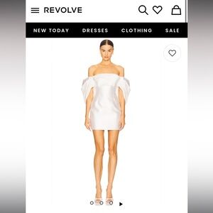 Solace London Elina Mini-Dress in Cream